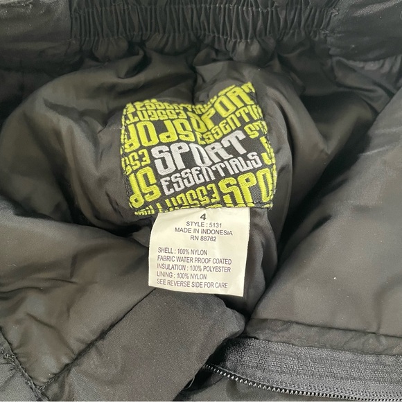 Kids Snow Pant Sport Essential size 4 with Removable Suspenders. - Picture 5 of 8